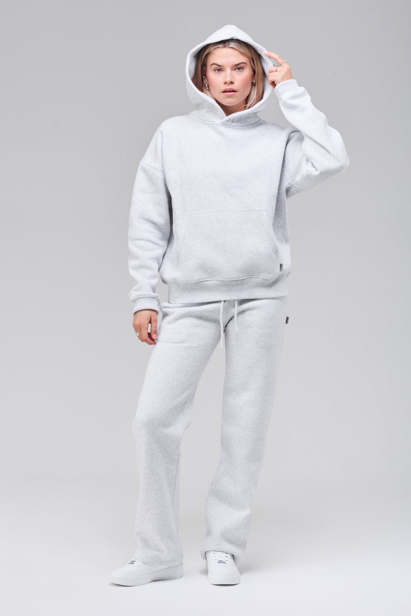 Hood up, front view