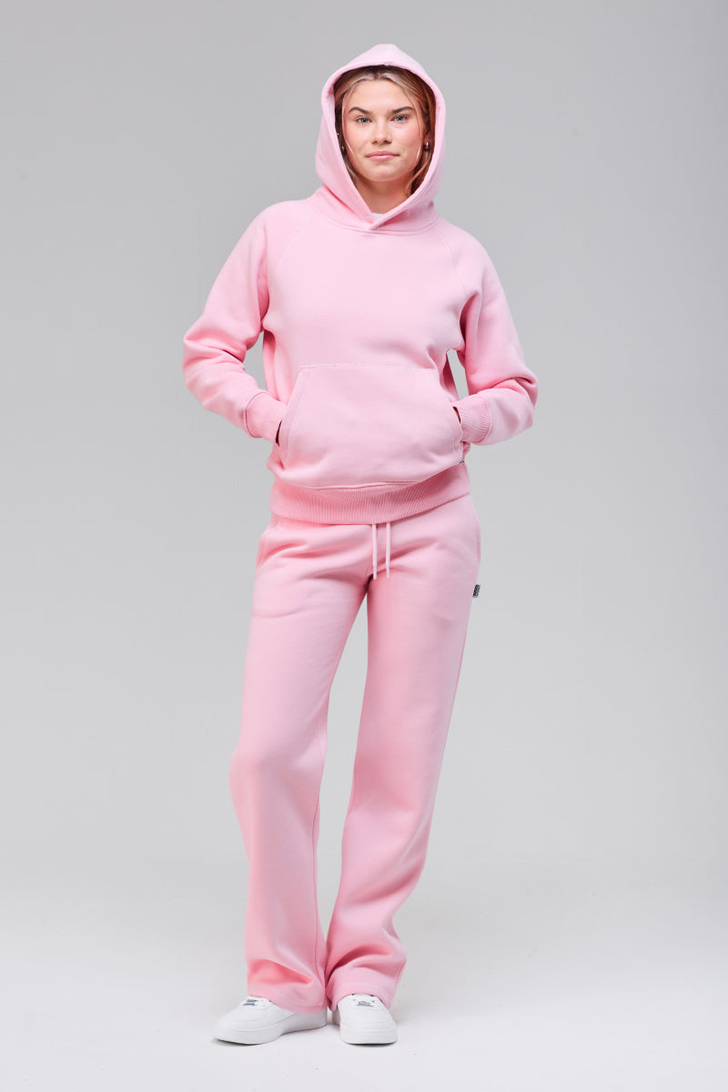 Front view, hood up, Oeko-Tex 100 certified fabric