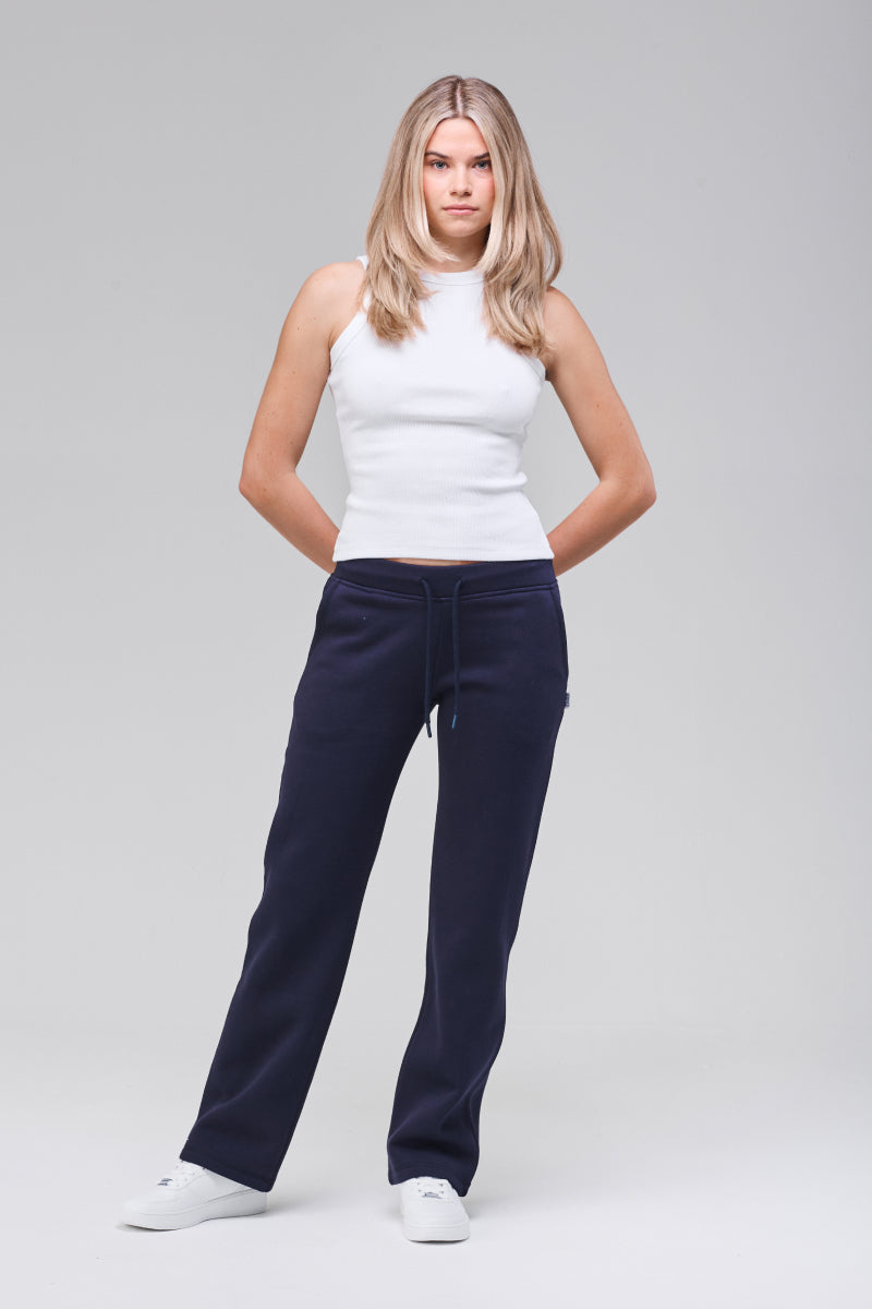Sunday Superior heavyweight Sweatpants in a rich navy colorway, front view