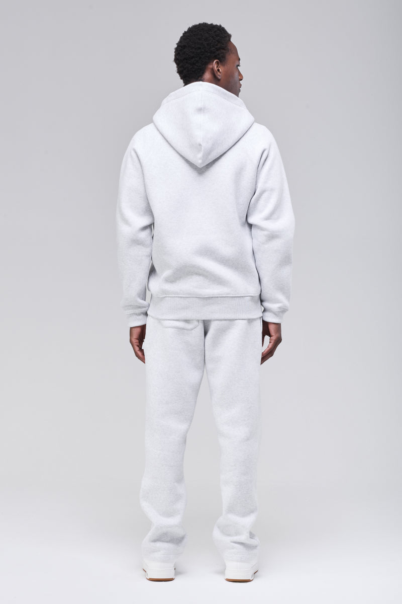 Belmont Zip Hoodie Light Grey