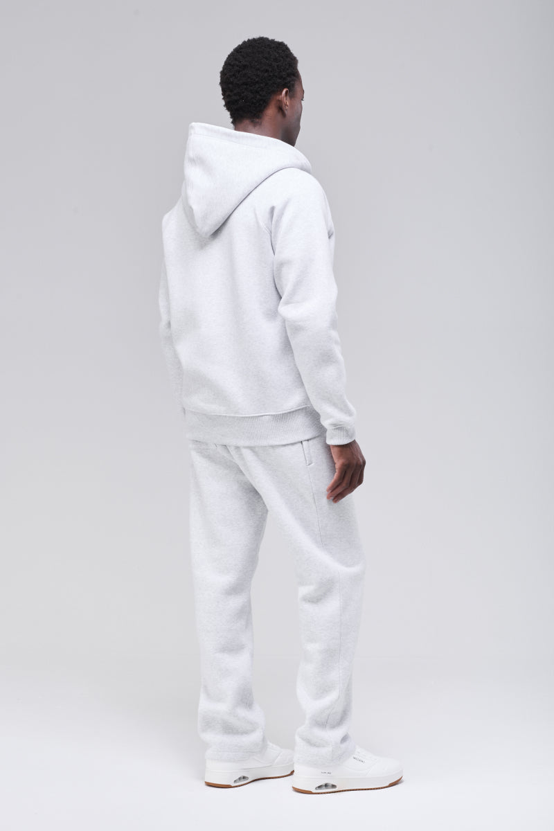 Belmont Zip Hoodie Light Grey