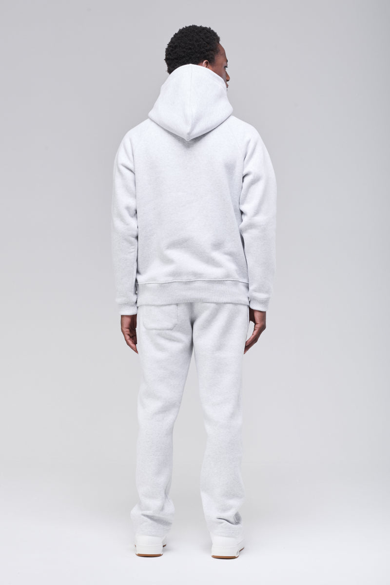 Belmont Zip Hoodie Light Grey