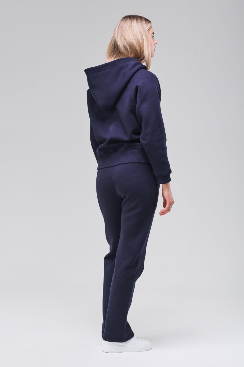 Angled back view